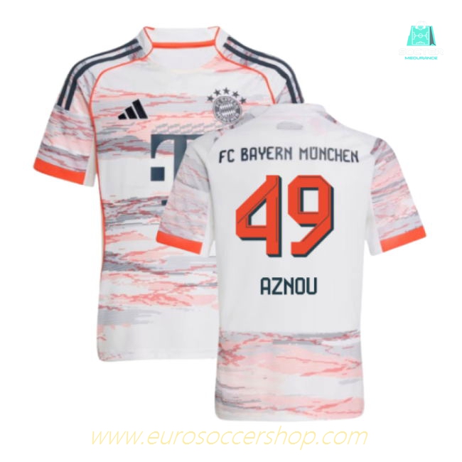 2025-2026 Bayern Munich Away Shirt (Kids) (Aznou 49)