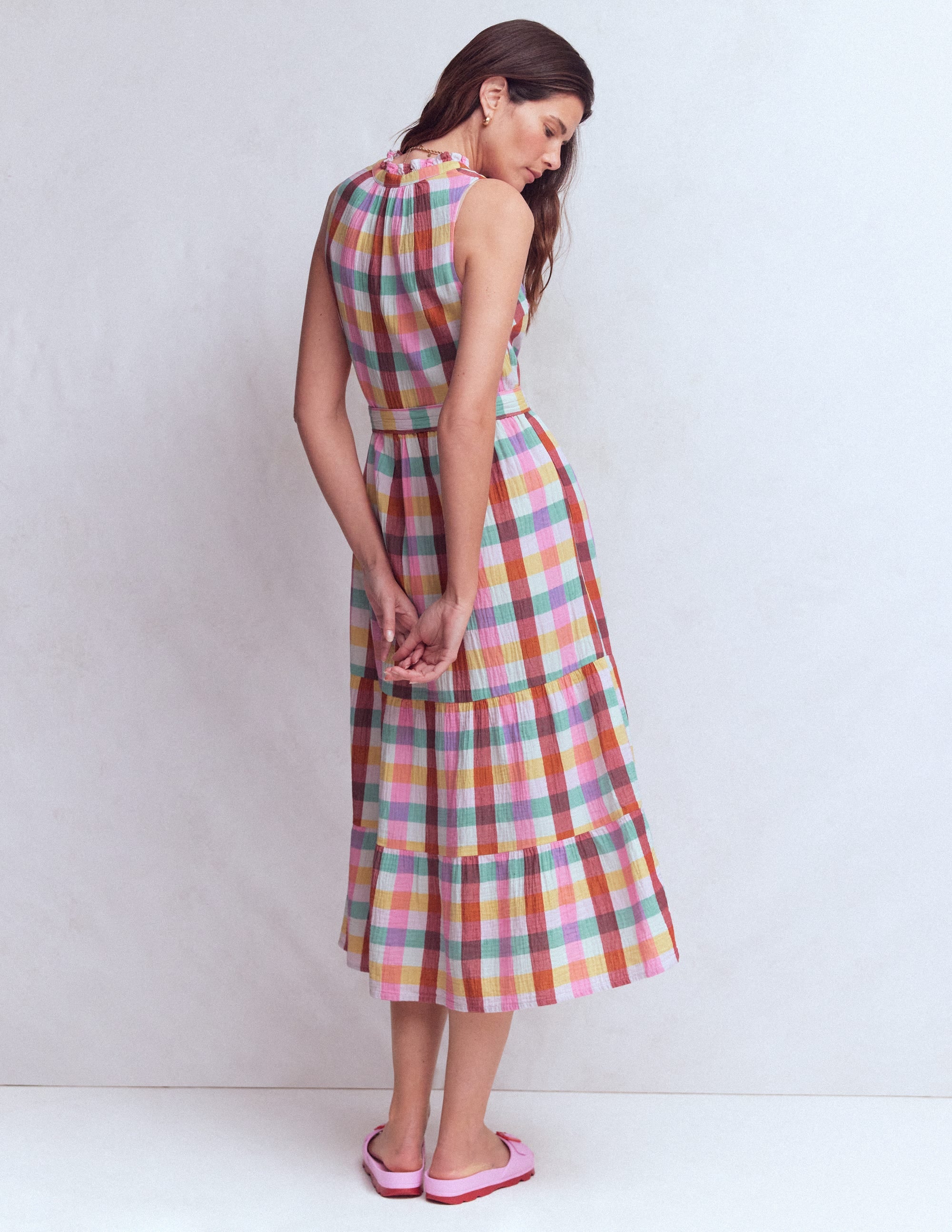 Viv Double Cloth Maxi Dress