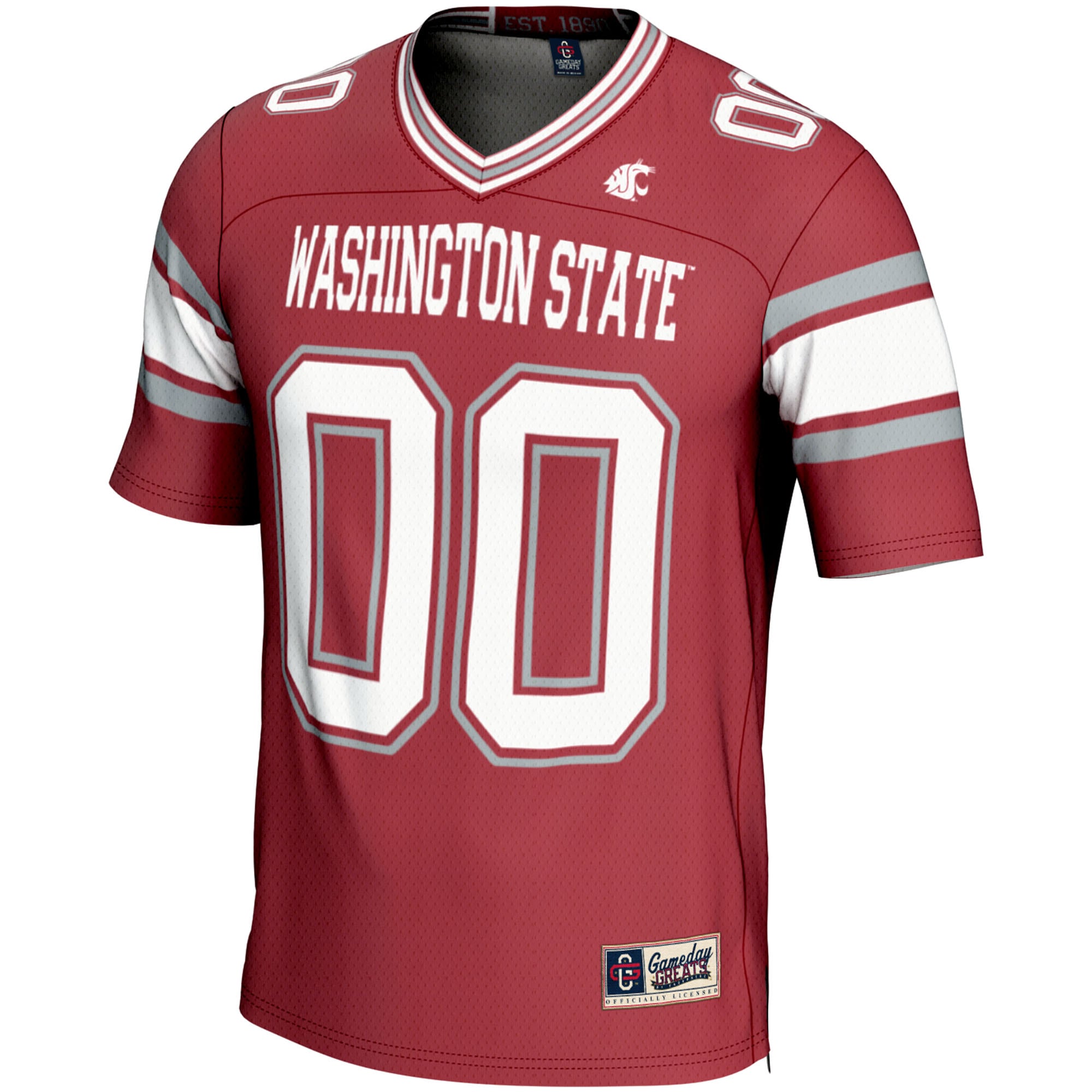 [DDG] Washington State Cougars GameDay Greats Youth NIL Pick-A-Player Football Jersey - Crimson