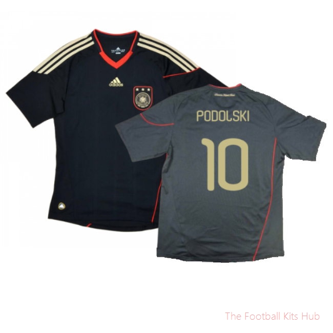 Germany 2010-12 Away Shirt (Very Good) (PODOLSKI 10)