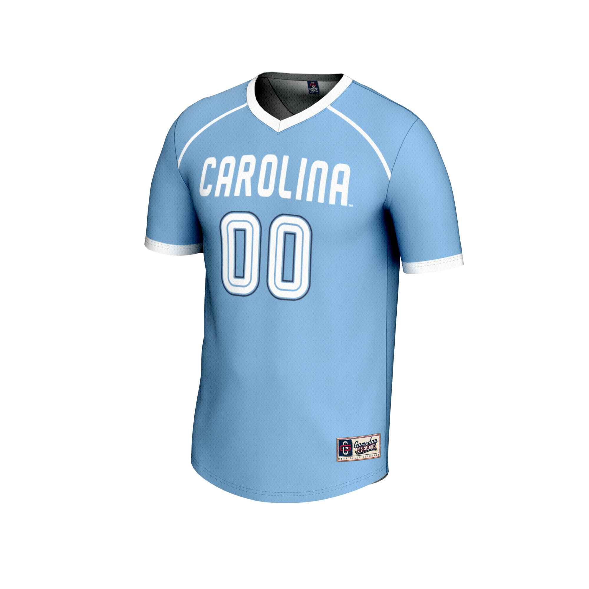 [NJP] North Carolina Tar Heels GameDay Greats Youth NIL Pick-A-Player Women's Lacrosse Lightweight Jersey - Carolina Blue