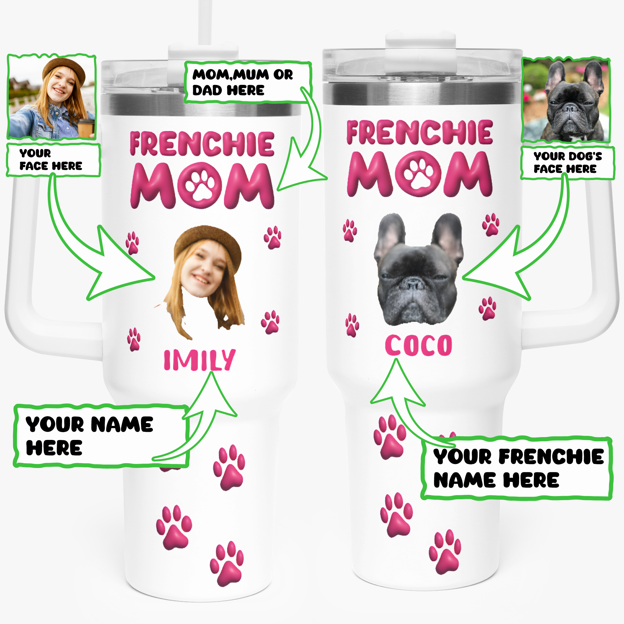 Imily - Safe Personalized Car Tumbler Cup Summer Wear | Breed-optimized