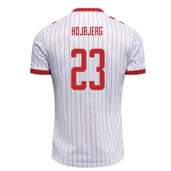 Denmark 2026-2027 Away Shirt Hojbjerg #23 Match Kit Soccer Jersey