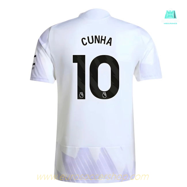 2025-2026 Man Utd Authentic Away Shirt (Cunha 10)
