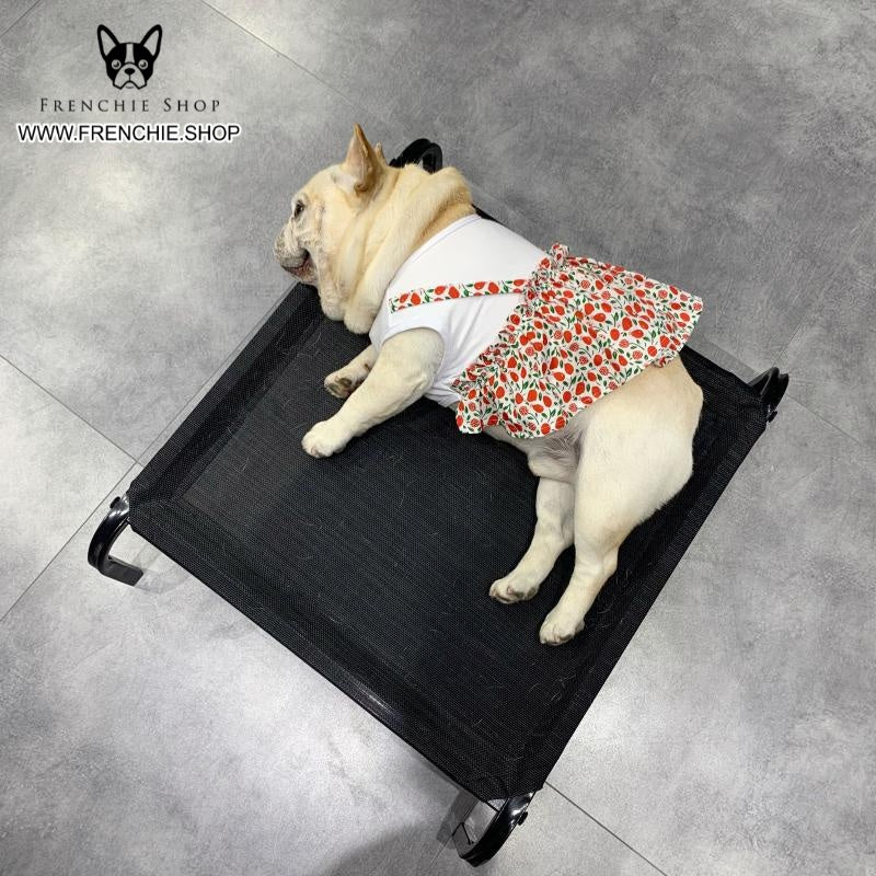 Frenchie Summer Dress Floral Design (W308)