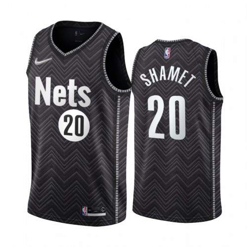 Black BKN Brooklyn Nets #20 Swingman Jersey Basketball Jersey