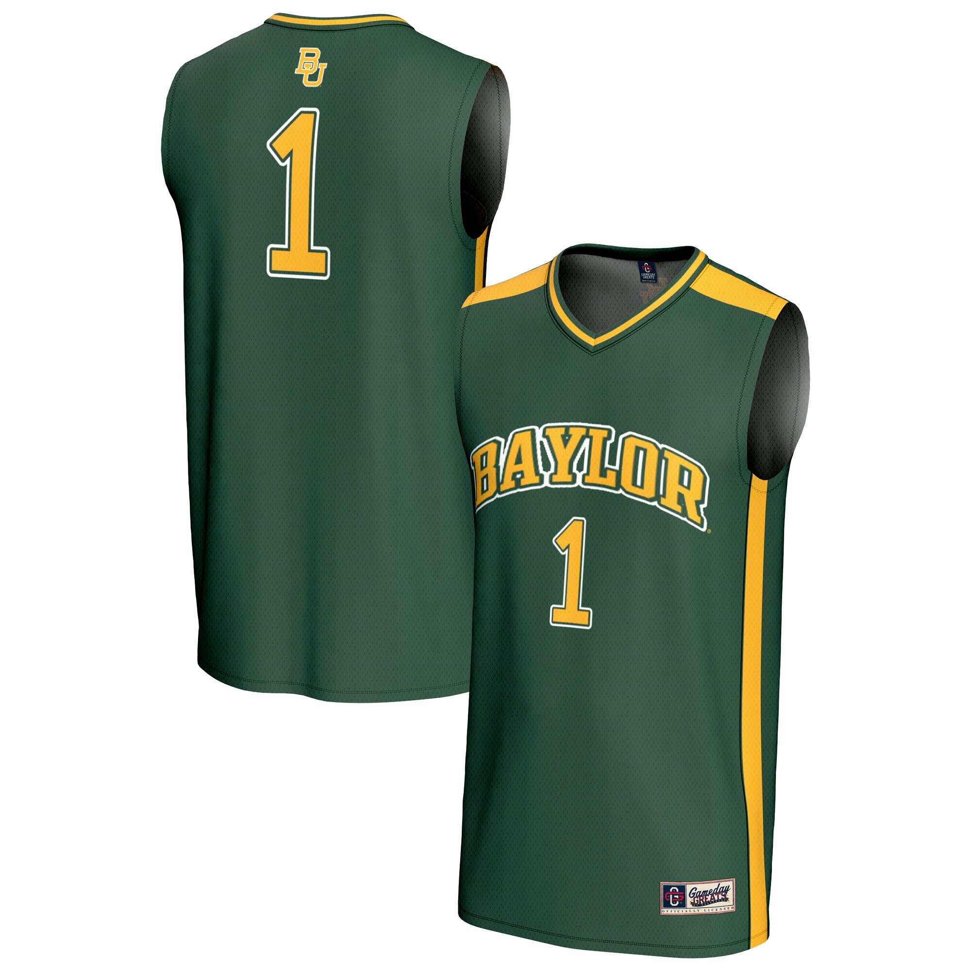 [DDG] Baylor Bears GameDay Greats Youth Lightweight Collegiate Basketball Fashion Jersey - Green