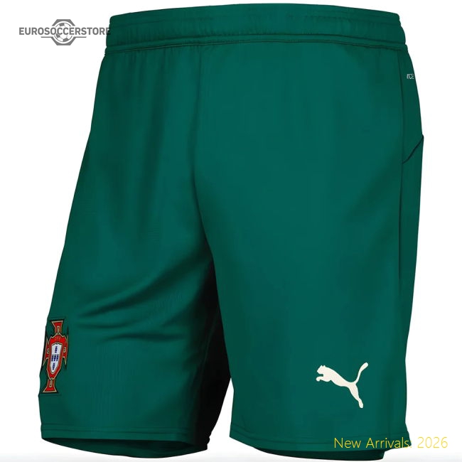 Authentic 2025-2026 Portugal Traditional Home Shorts (green