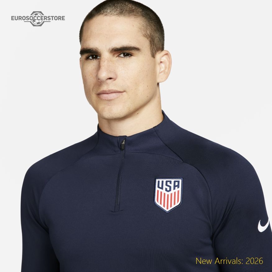 Adult Usa Usmnt Long Sleeve Strike Training Top Authentic Unknown