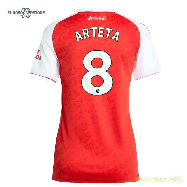 2025-2026 Arsenal Womens Premium Jersey Arteta Advanced Textile