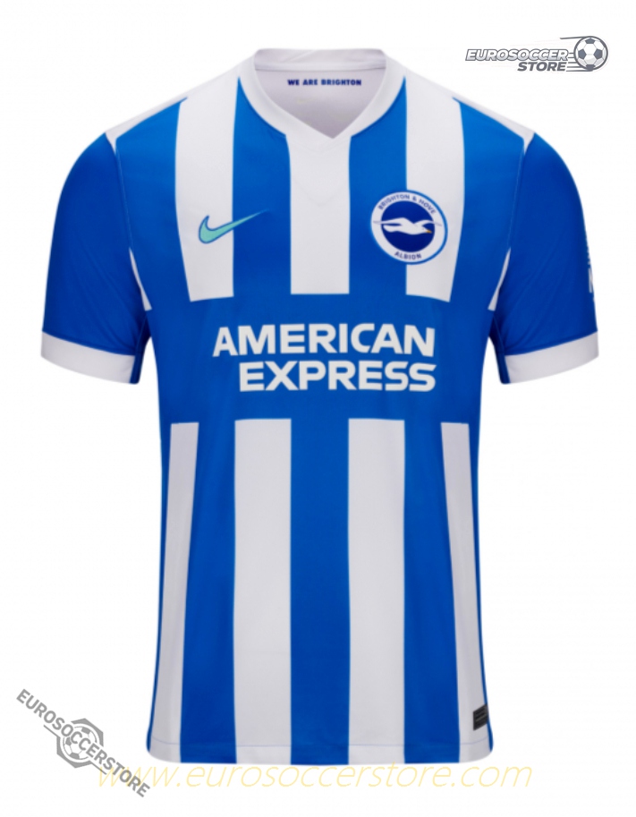 Brighton Hove Albion 2025-26 Home BALEBA #20 Football Jersey