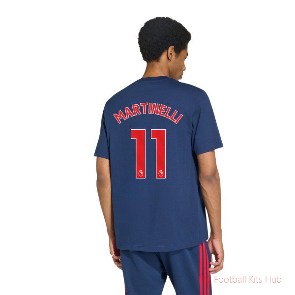 Arsenal Graphic T-Shirt 2026-2027 Martinelli #11 Club Kit