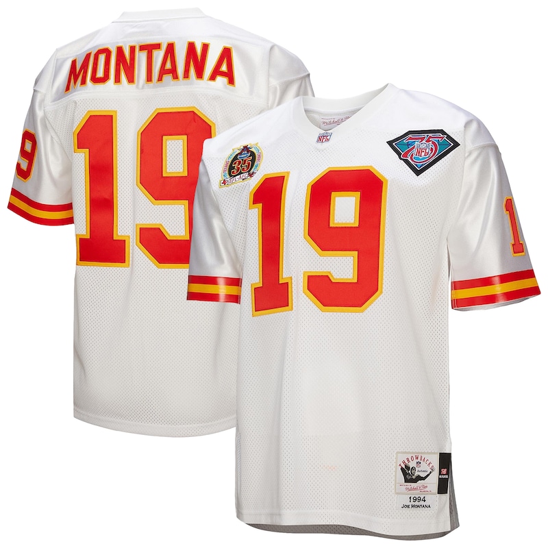 None Joe Montana KC Chiefs Energetic Professional Jersey Football Appa