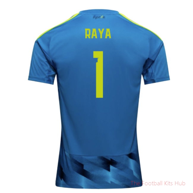 2026-2027 Spain Home Goalkeeper Shirt (Aqua) (Raya 1)