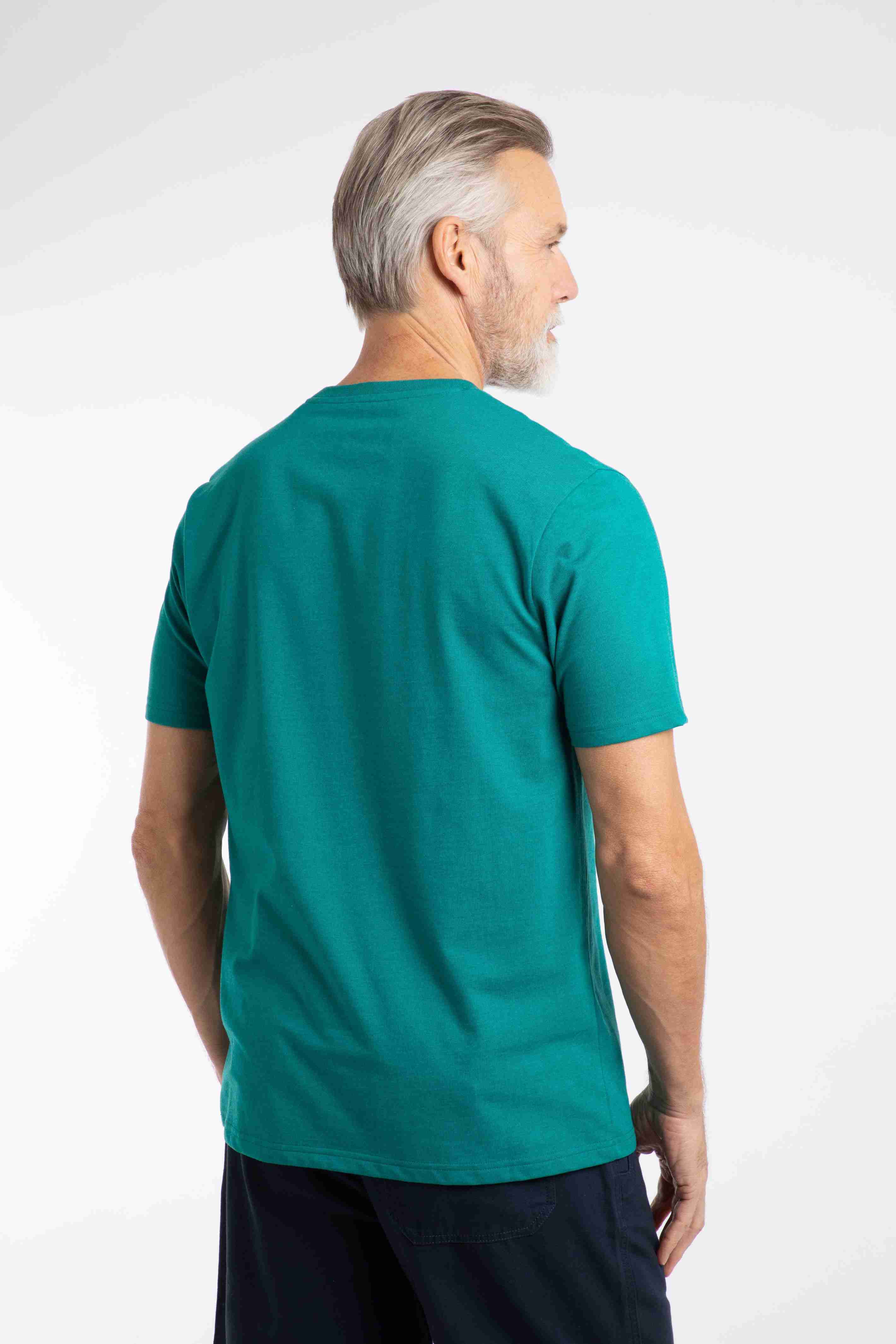 Hooked Branded T-Shirt Peacock Blue
