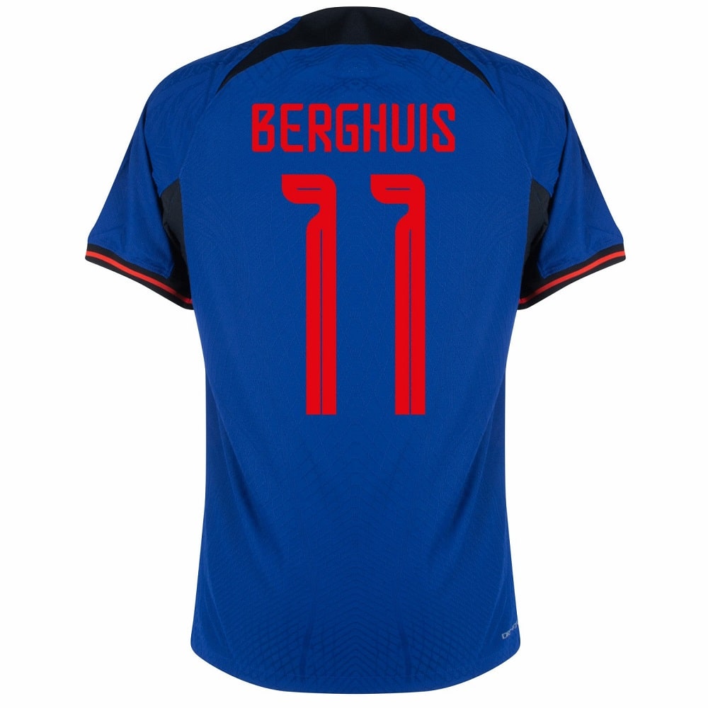 NETHERLANDS Fan Edition AWAY WORLD CUP 2022 BERGHUIS JERSEY
