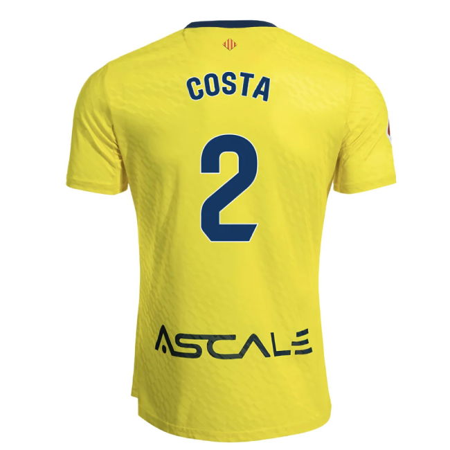 Camiseta Villarreal Hombres Local 2025-2026 - Alta Calidad - Costa 2