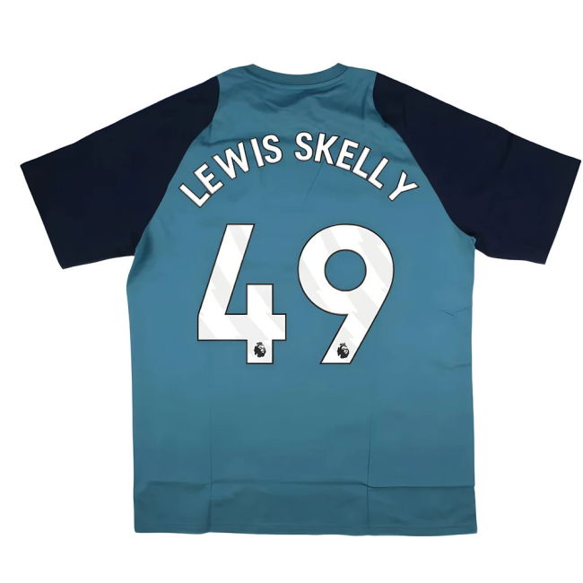2025-2026 Arsenal Training Tee (Blanch Blue) (Lewis Skelly 49) (Lim...