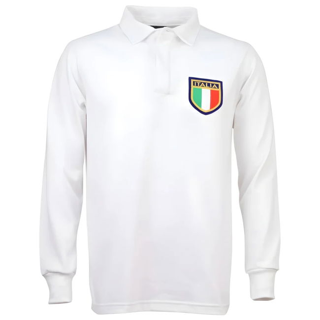 Italy 1975 Vintage Away Rugby Shirt