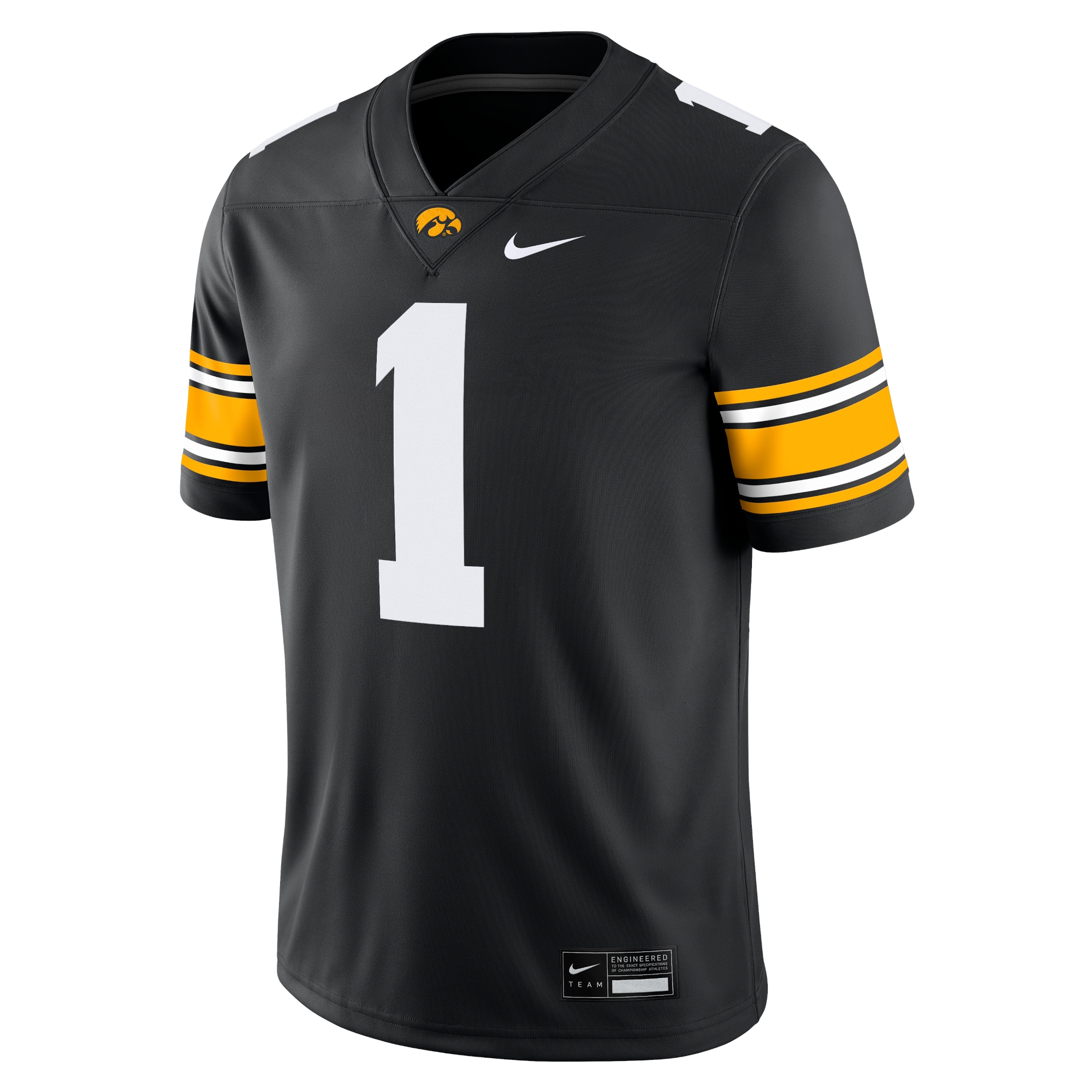 [NJP] Iowa Hawkeyes Game Jersey - Black