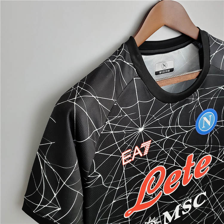 Napoli 21-22 Halloween Special Version Black Soccer Jersey Football