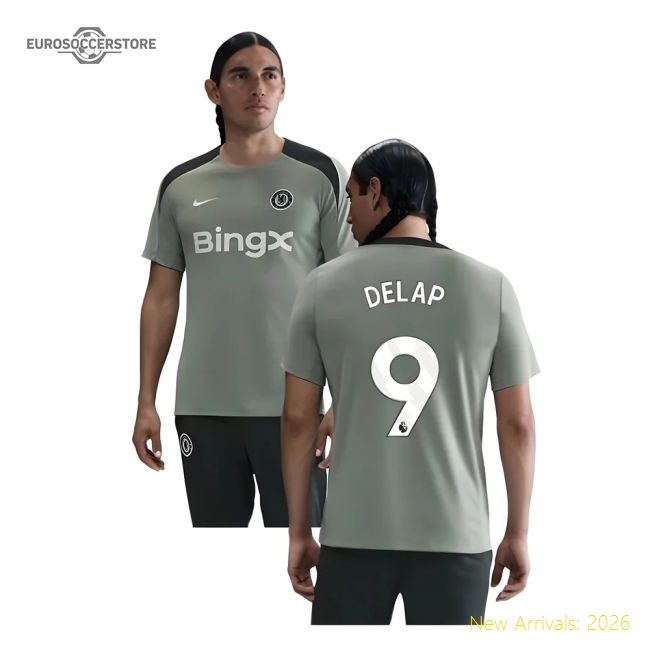 Premium 2025-2026 Chelsea Strike Training Shirt (jade Green) (delap