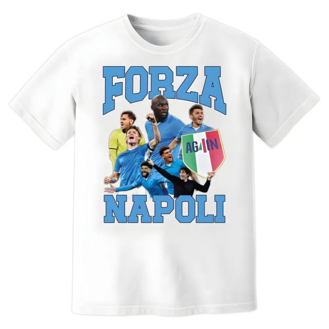 2025-2026 Napoli Authentic T-shirt - Vintage Performance Driven -