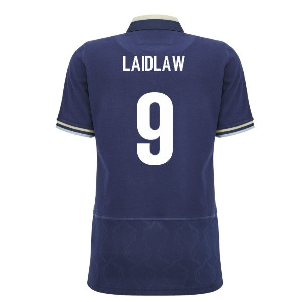 [DDJ] 2026 2027 Scotland Rugby Cotton Shirt Home Apparel (Womens) (Laidlaw 9)
