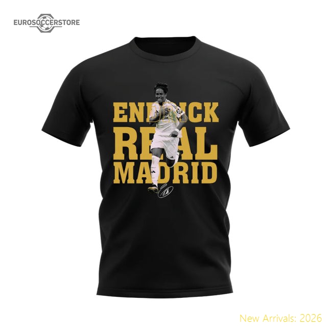Endrick Real Madrid Player Tee (Black)