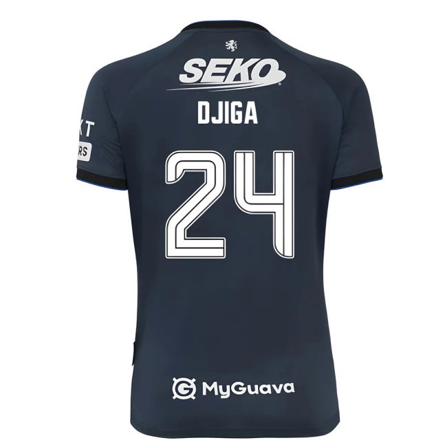 High Quality 2025-2026 Rangers Third Third Djiga 24 With Limited