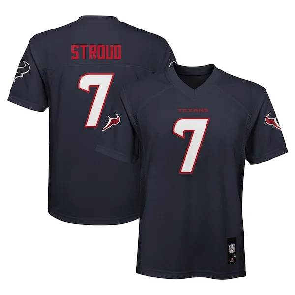 None Replica NFL Jersey - Navy | Authentic Football Apparel | NFL Foot