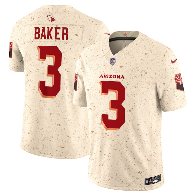 None Budda Baker Team Captain AZ Cardinals Cost-Effective Jersey