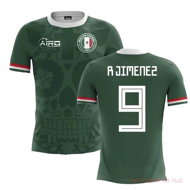 2025-2026 Mexico Home Concept Football Shirt (R.Jimenez 9)