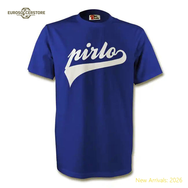 Andrea Pirlo Italy Signature Tee (blue) - Kids