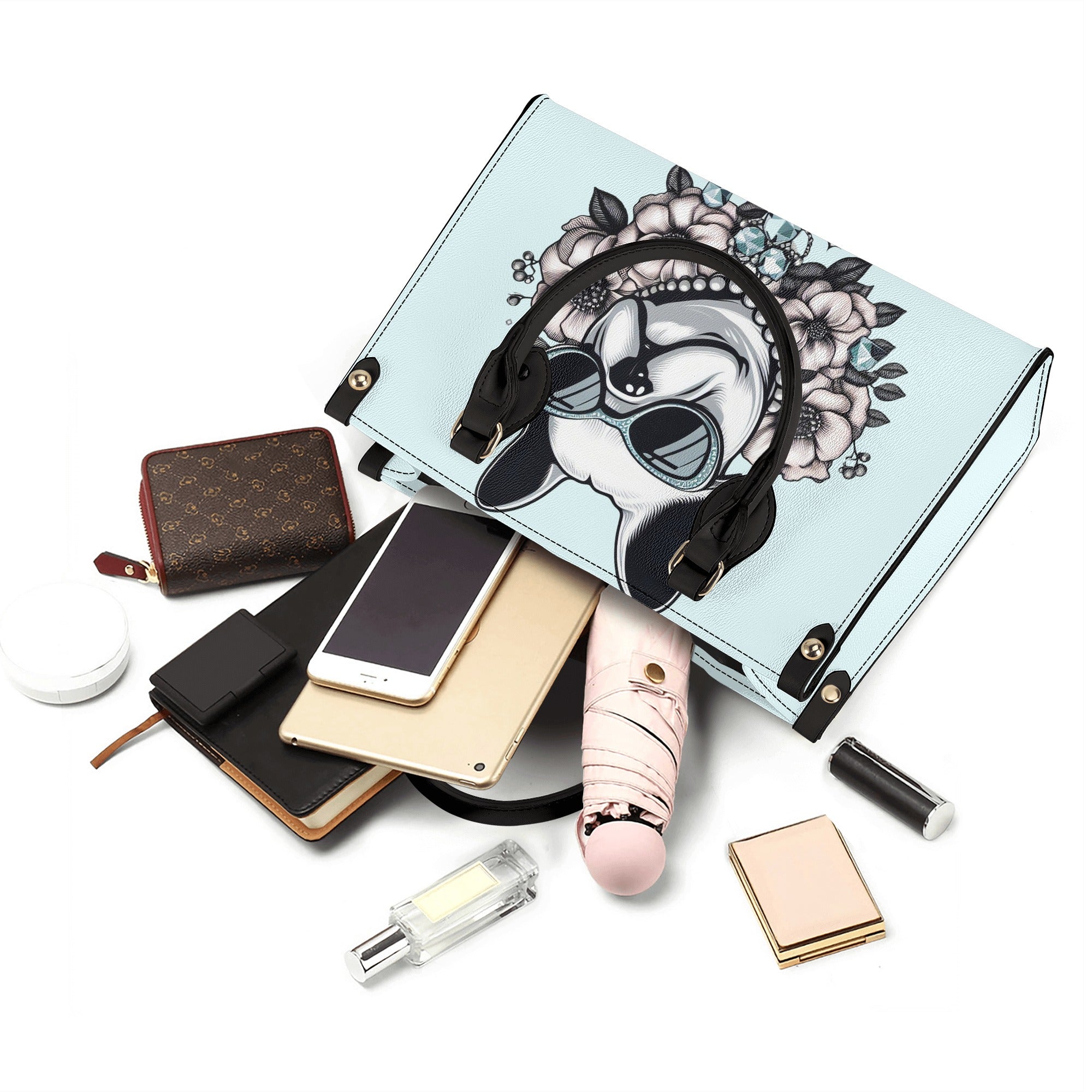 French Bulldog Lover Hazel Luxury Women Handbag Stylish Daily Item