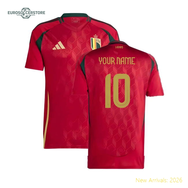 2024-2025 Belgium Home Fan Shirt (Kids) (Your Name)