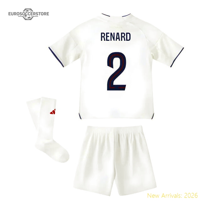 Official 2025-2026 Olympique Lyon Home Mini Kit (Renard 2)