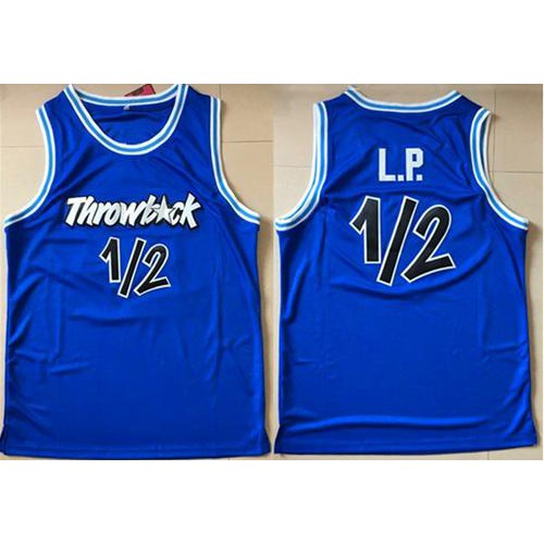 Orlando Magic #1 Penny Hardaway Blue Lil Penny 1/2 Throwback Stitched NBA Jersey Mens