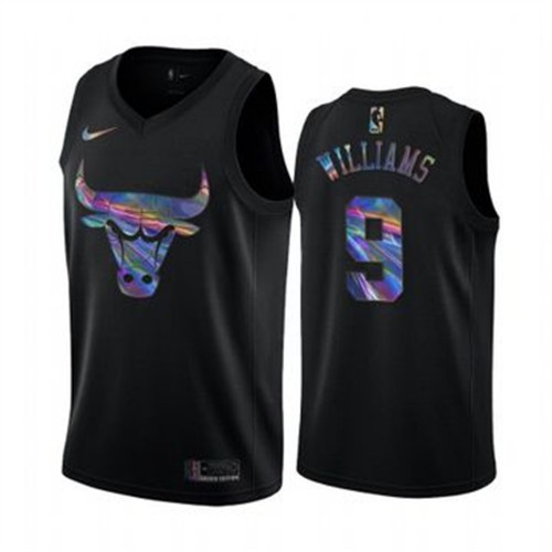 Nike 76ers Black Chicago Bulls #9 Jersey - Basketball Jersey