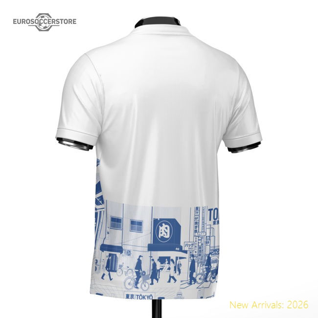 Japan Tokyo Heritage Football Jersey Blue (Wolvate) Adult Short Sleeve