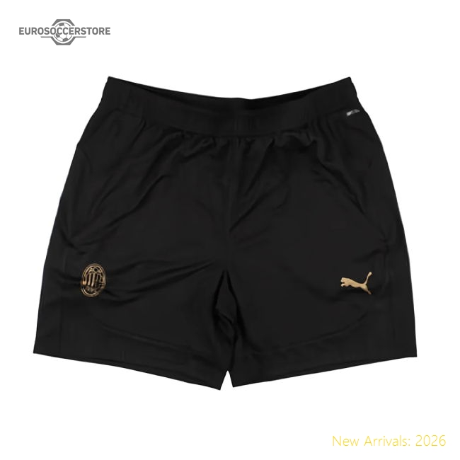2024-2025 Ac Milan Training Football Shorts (black) - Budget-friendly