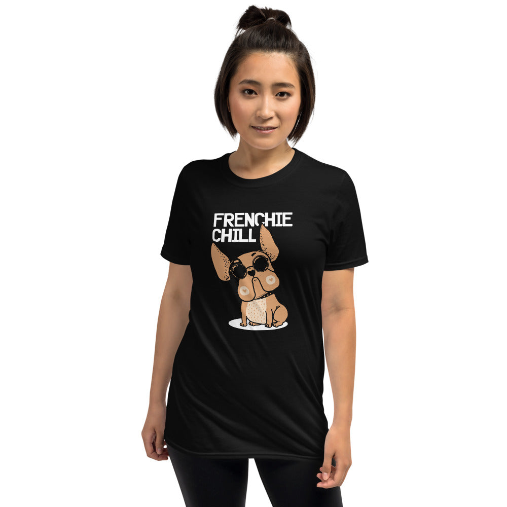 High-Quality Durable Frenchie Chill - Unisex T-shirt for Casual Outings