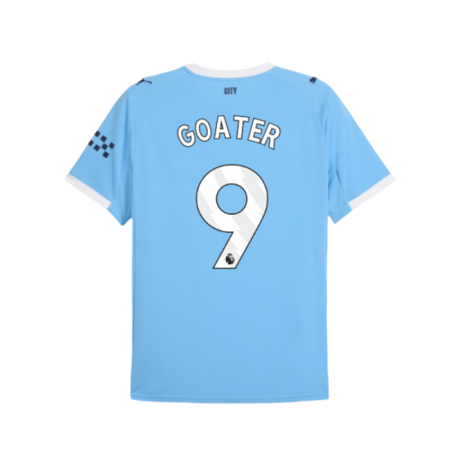 Man City Home Football Shirt 2025-20 - Goater 9 M S