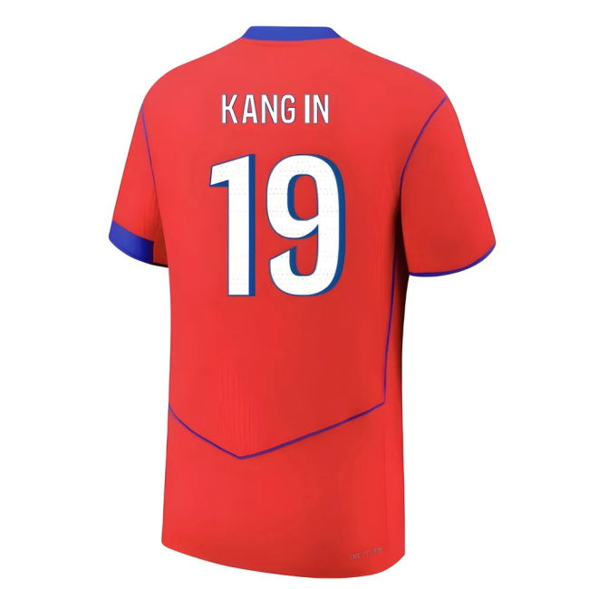 Kang In 19 PSG Soccer Club Fan Shirt - Adults Version
