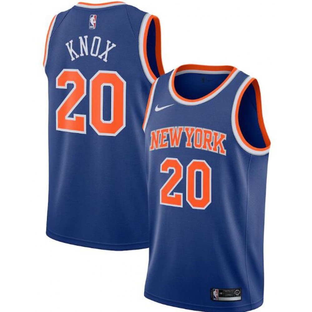 Performance Rare Men's NYK #20 Kevin Blue Basketball Jersey