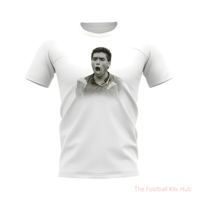 Diego Maradona Argentina Legend T-Shirt (White)