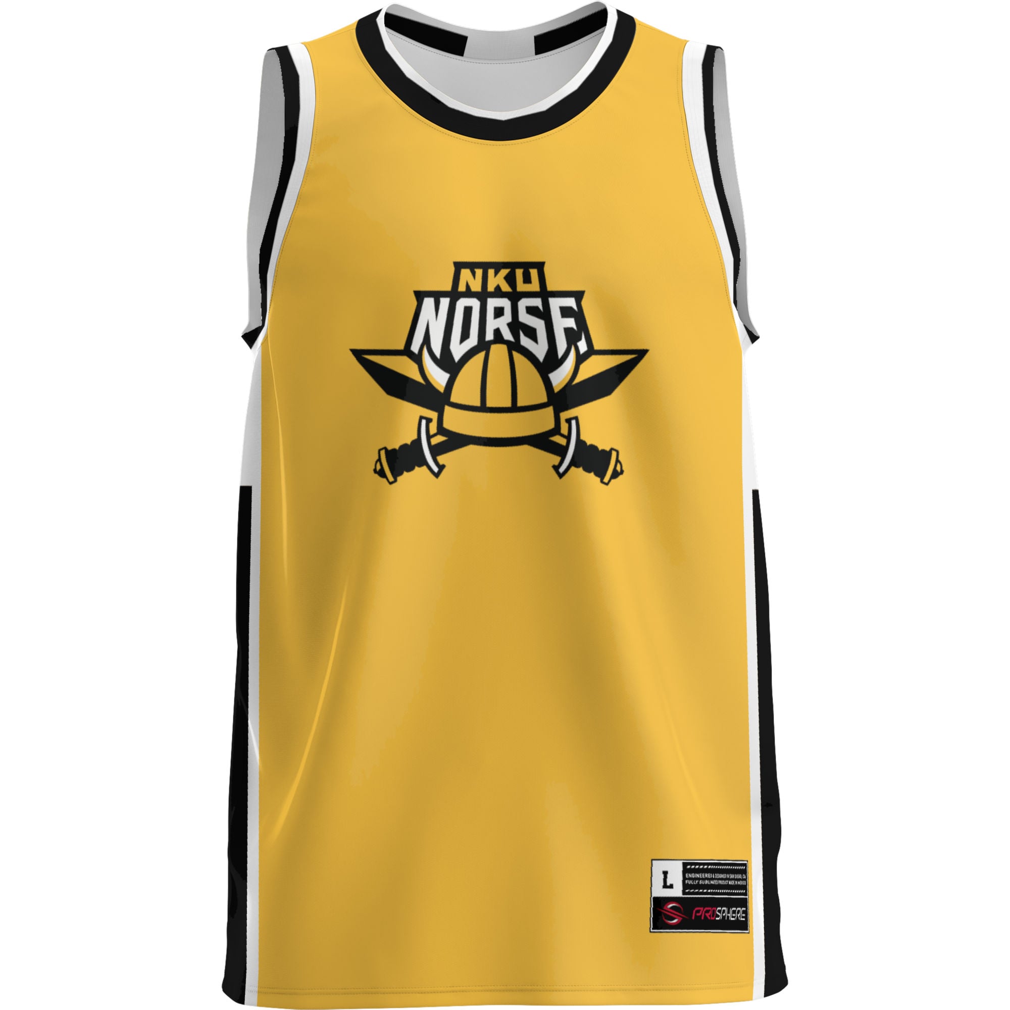 [DDG] Northern Kentucky University Norse GameDay Greats Lightweight Basketball Jersey - Gold