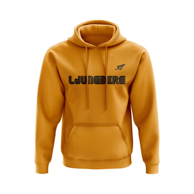 Arsenal 2001-02 Ljungberg Hoody (Gold)