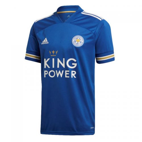 Moisture Wicking Leicester City 20-21 Home Blue Soccer Jersey Shirt