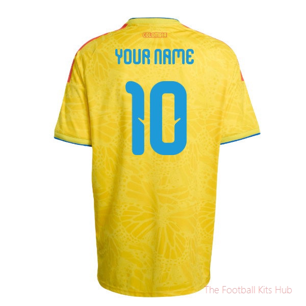 Elite Supporters Colombia 2026-2027 Home Shirt (Your Name)